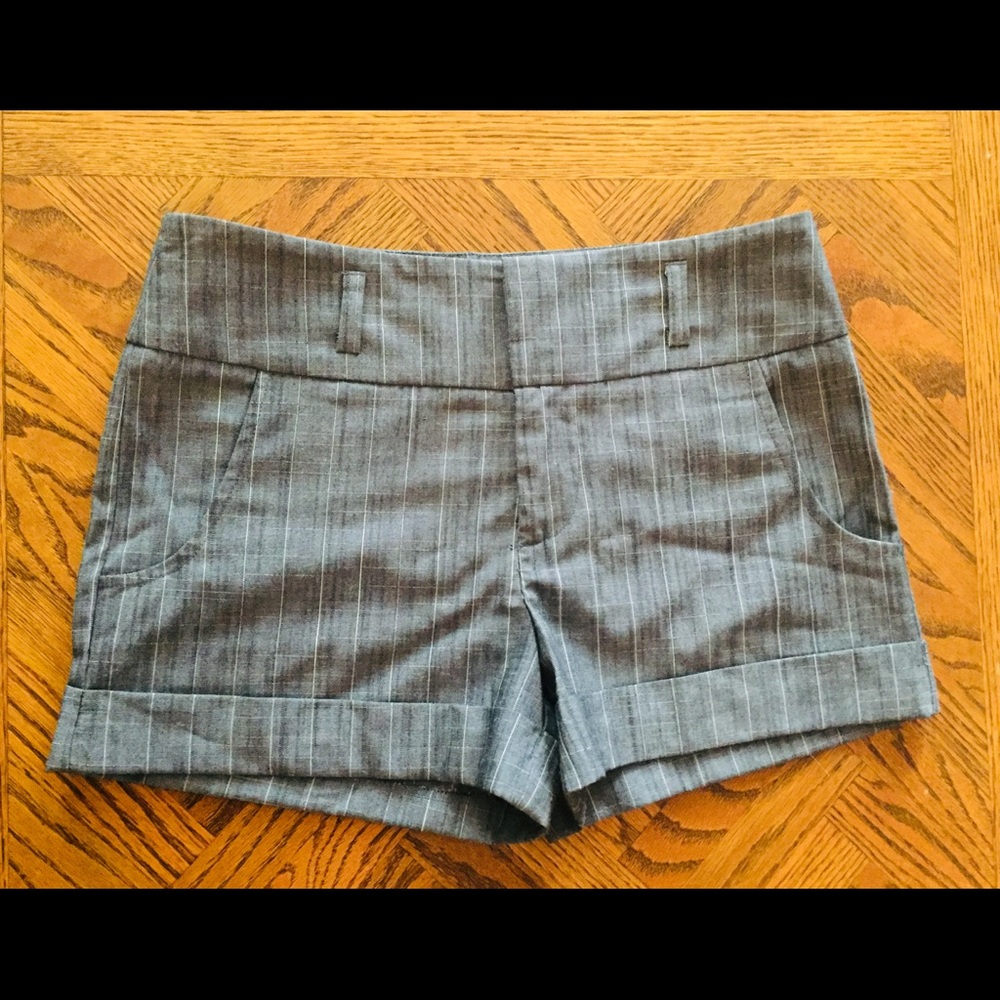 Cute pinstripe shorts!